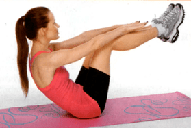 qorin yog'ini yo'qotish uchun mashqlar