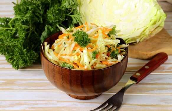 yapon dietasi uchun maydanoz bilan karam
