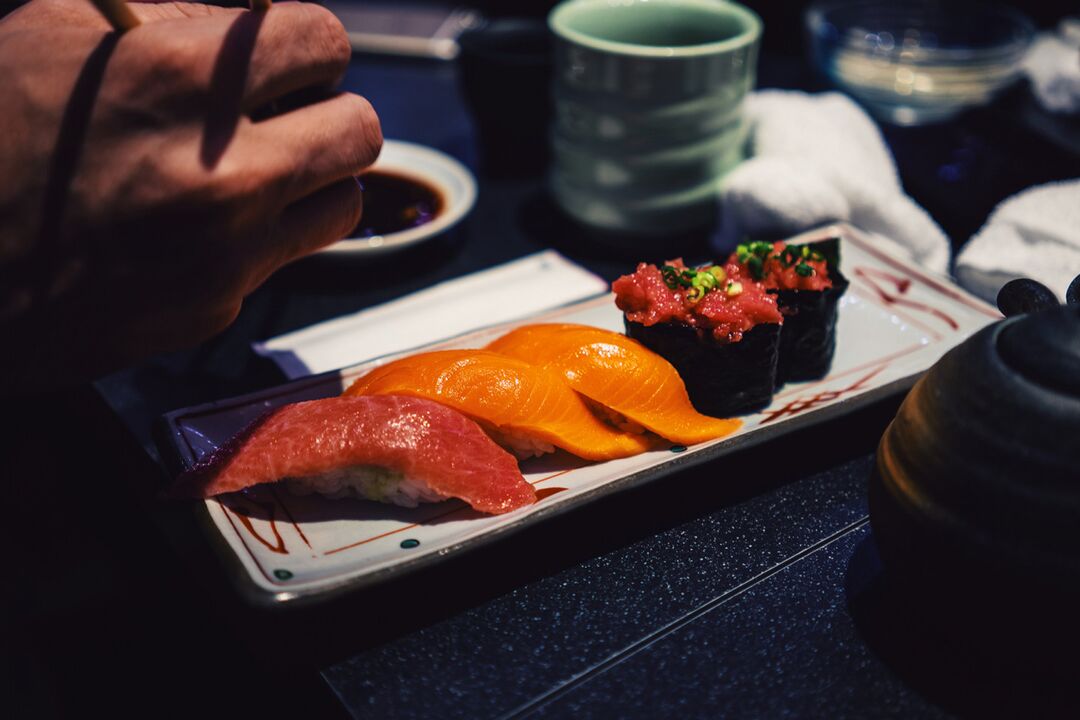 Yaponiya dietasi uchun sushi